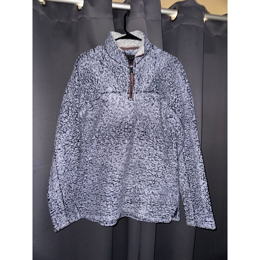True Grit Women Sherpa Fleece 1/4 Zip  Pullover Jacket Hoodie Sz Small